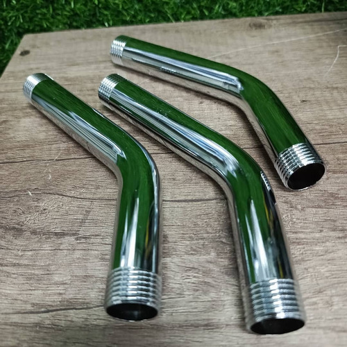 Brazo O Tubo De Ducha Acero Inoxidable 15cm C/roseta M T