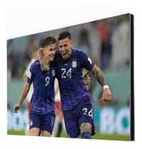 Comprar Cuadro Mundial Futbol 2022 - Julian Alvarez Y Enzo Fernandez