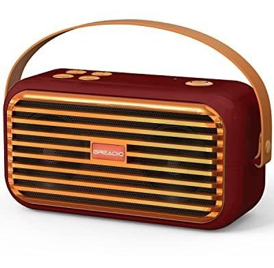 Altavoz Vintage Greadio, Altavoz Bluetooth Retro Con Mzw8h