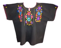 Comprar Blusas Bordadas A Mano De Chiapas \u002F Tallas Xl Y 2xl \u002F M027