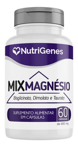 Mix Magnésio- Treonato, Dimalato E Taurato- Nutrigenes