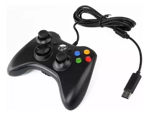 Joystick Mando Control Xbox 360 Pc Cable Alternativo Color Negro – Raul  Games