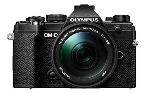 Olympus Om-d E-m5 Mark Iii Cuerpo Negro Con Kit De Lentes M.