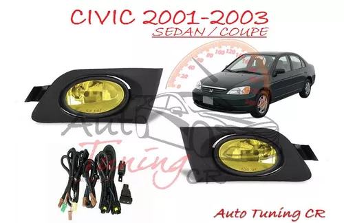 escalar sombrero Reducción de precios Halogenos Honda Civic 2001-2003 Sedan / Coupe Amarillos | MercadoLibre