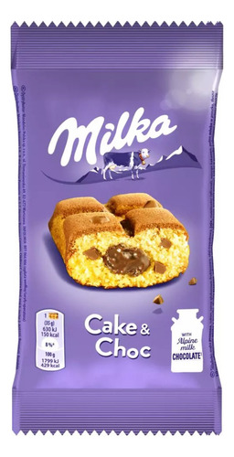 Bolinho Milka Cake E Chocolate Biscoito Kit Com 3