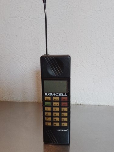 Celular Nokia P 4000 Vintage Ladrillo 1991 Con Base 