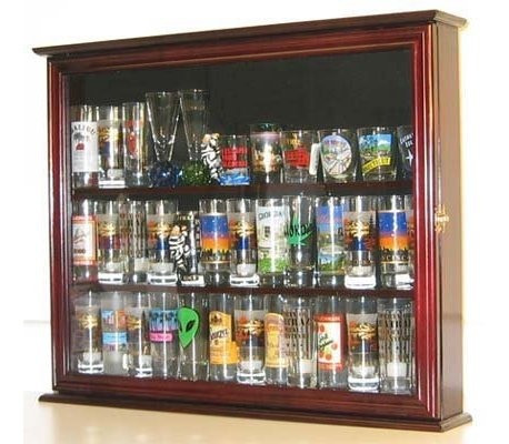 Recuerdo Estado Hard Rock Shot Glass Tall Shooter Display