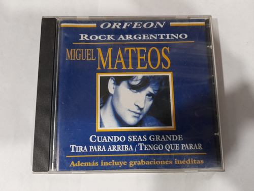 Cd Miguel Mateos Rock Argentino En Formato Cd