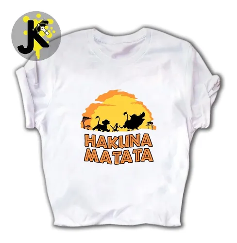 Playera De Rey Le n Hakuna Matata MercadoLibre