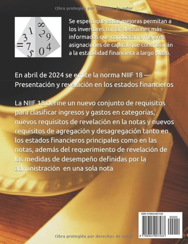 Análisis Preliminar Del Niif 18 (edición En Español)