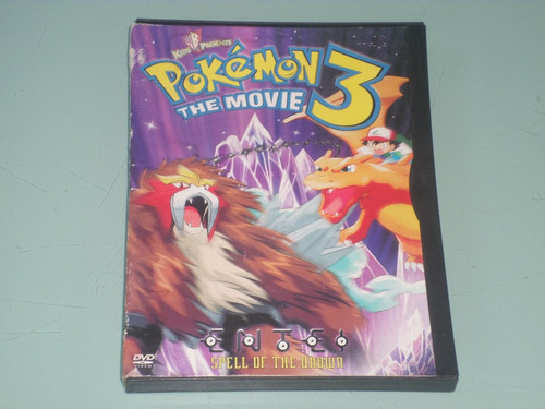 Pockemon 3 - The Movie Dvd Importado