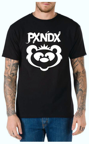 Remera Panda Pxndx - Rock - Full Vinil