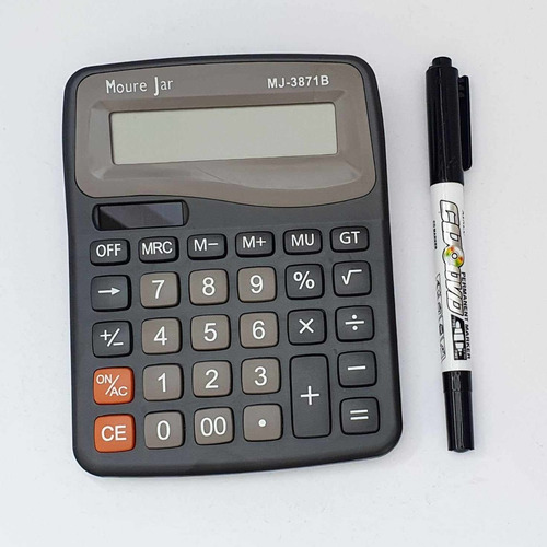 3 Calculadoras Grande C 12 Dig. De Mesa Balcão Escritório Mj