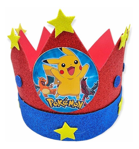 Corona De Cumpleaños Pikachu