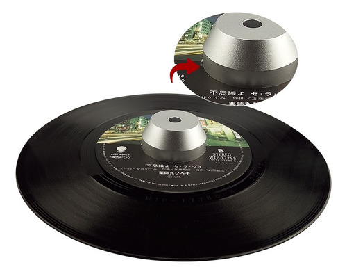 Adaptador De Disco Vinilo 7 Pulgada 45 Rpm Tocadiscos