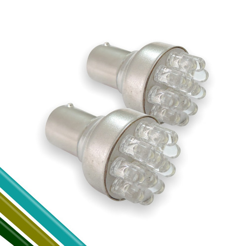 Lâmpada 12 Led 12v Branco (o Par)