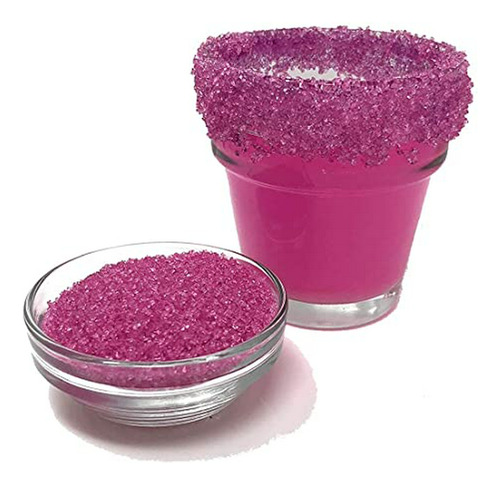 Snowy River Pink Cocktail Rimmer - Azúcar De Cóctel Rosa Nat