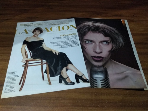(rp693) Elena Roger * Tapa Revista + 5 Pgs * 2016 (Usado)
