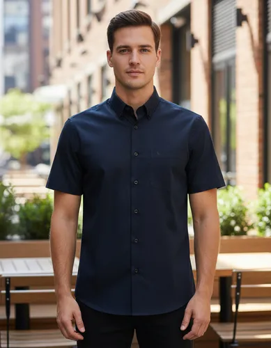 Camisa Social Original Amil Masculina M/curta #top