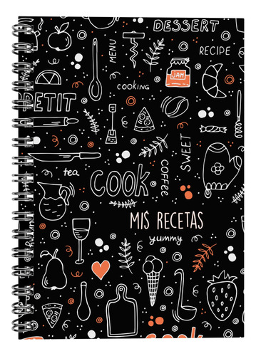 Recetarios Personalizados / Tamaño A5 (21x15cm) Envio Gratis