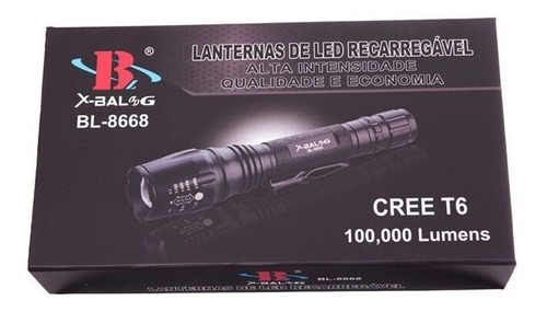 Linterna Led Rojo Cree Para Caza Recargable 100.000 Lumenes