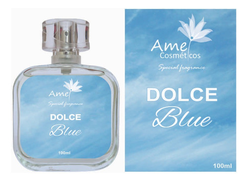 Perfume Dolce Blue 100ml - Amei Cosméticos - Frag.import. Volume Da Unidade 100 Ml