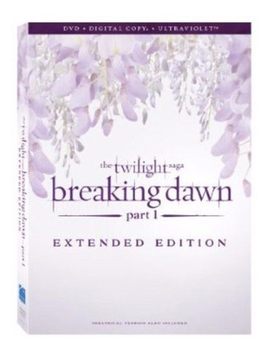 Dvd The Twilight Saga Breaking Down Part 1 Extended Edition