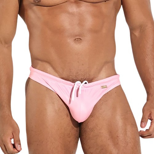 Ergonómico Tanga Swimwear Bañador Hombre Rosado Lycra Blokes