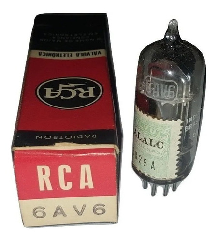 Válvula Electrónica 6av6 Ebc 91 Nos Rca Usa Radio Antigua