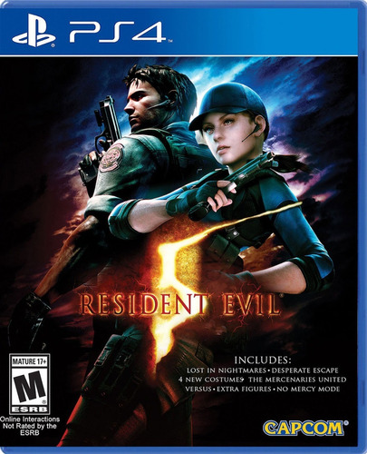 Resident Evil 5 Hd Para Ps4 Nuevo (en D3 Gamers)