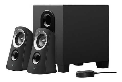Logitech Z313, Altavoces 2.1 De Sonido Potente Y Equilibrado Voltaje 110v Color Negro