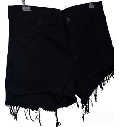 Shorts De Jeans Talles Reales Grandes Desflecado