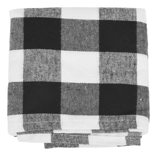 Mantel A Cuadros De Algodón Blanco Y Negro A Cuadros Fashion