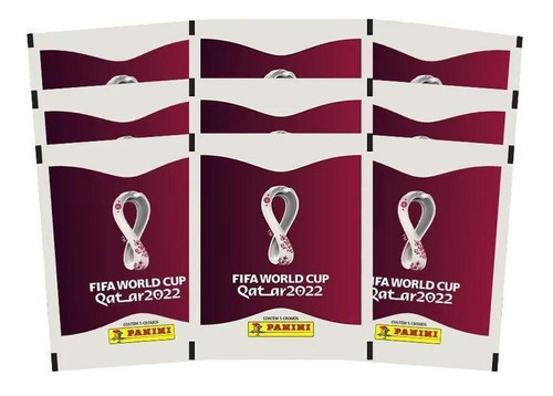 Album Capa Simples + 40 Envelopes Figurinhas Copa Qatar 2022