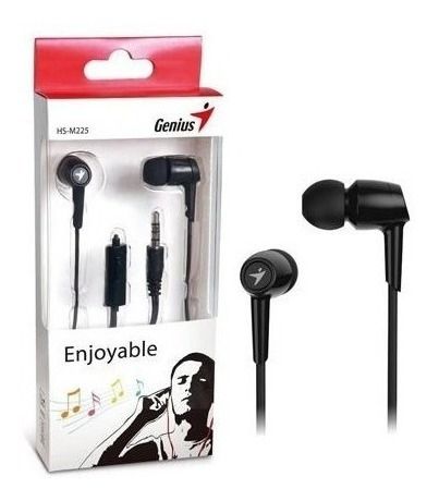 Auriculares Genius Manos Libres Referencia Hs-m320 Negro