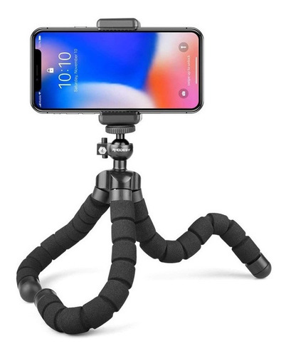 Trípode Flexible Celular Araña Pulpo Con Shooter Bluetooth