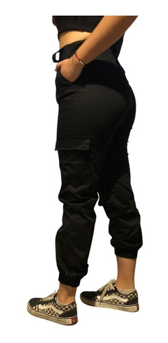 Pantalon Cargo Gabardina