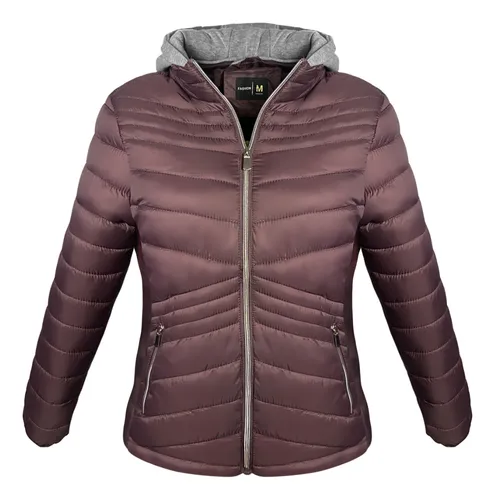 Chamarra Chaqueta Abrigo Mujer Forrado Invierno Moda 0002