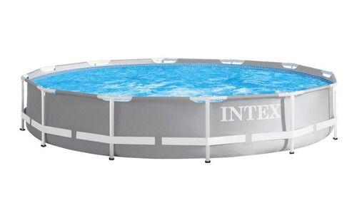 Piscina Redonda 366x76cm Con Parantes Intex 6.503lt