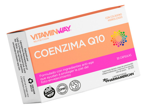 Vitamin Way Coenzima Q10 Antiage Antioxidante Piel 30c