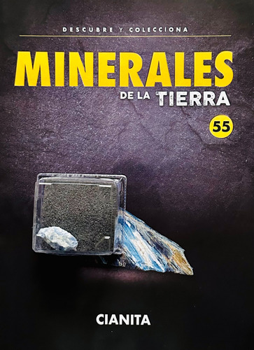 Coleccion Minerales Nº 55 Cianita + Piedra