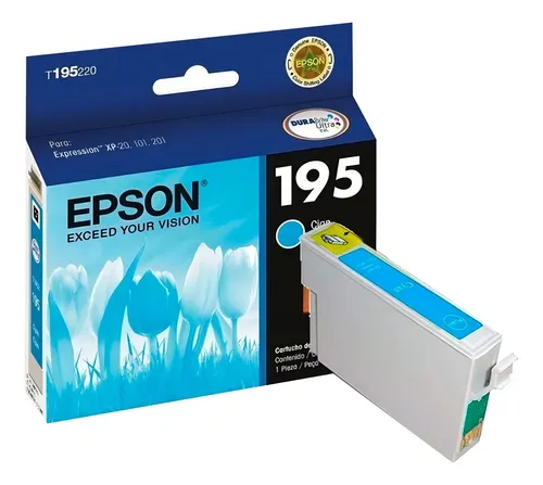 Cartucho Epson T195 Cian Xp-201/101/211 4ml T195220-al / /vc