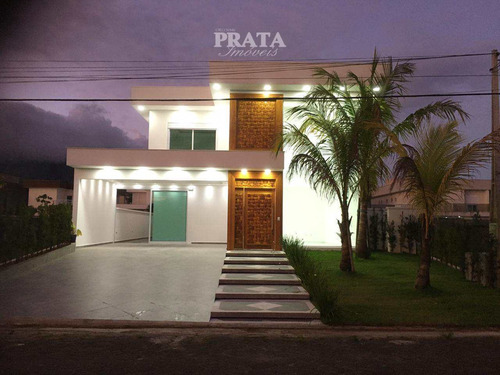Imagem 10 de 30 de Casa Bertioga 5 Suítes 2 Banh 4 Vg Condomínio Fechado C Lazer - V400036