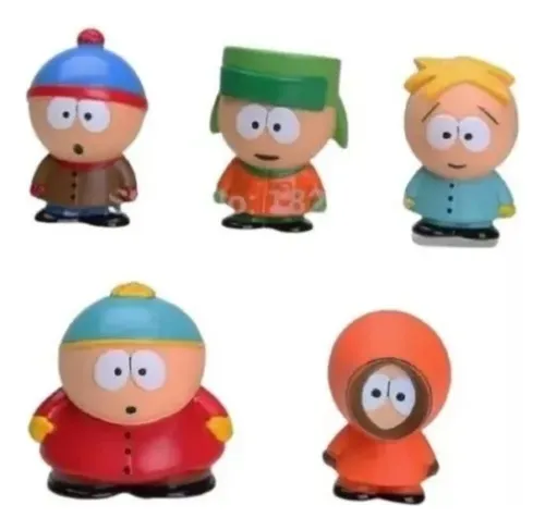 comprar Kit Bonecos South Park Com 5 Unidades Pronta Entrega Pvc  