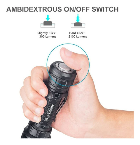 Olight Warrior X Pro - Linterna Táctica De 2100 Lúmenes Con