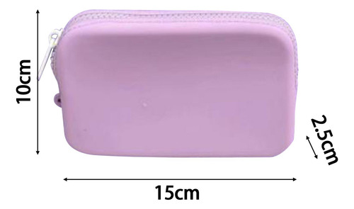 4 Monedero De Silicona Para Bolso De Playa, Tarjetero,