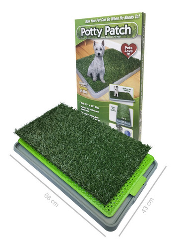 Alfombra De Césped Artificial Para Baño Adiestramiento Perro