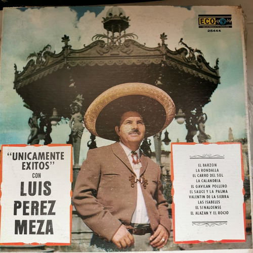 Disco Lp:luis Perez Meza- Unicamente Los Exitos