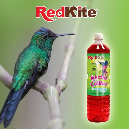 Imagen 2 de 3 de Alimento Nectar Colibrí 1.5 Litros Listo Para Usarse Redkite