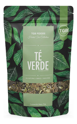 Té Verde 100% Puro Premium Granel, Tgb Superfoods 250gr